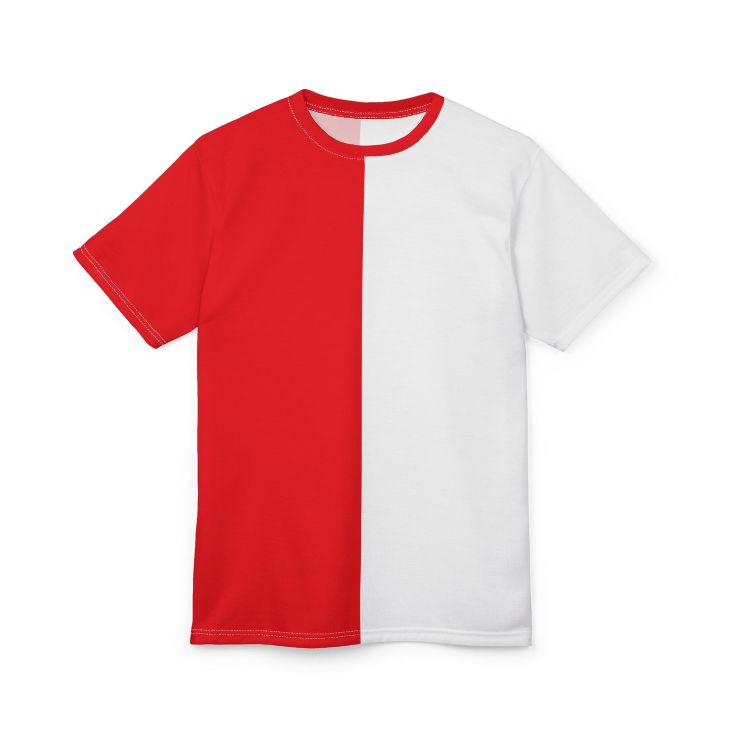 Bold Color Block Unisex Tee, Statement Shirt, Casual Wear, Gift for Him or Her, Summer Fashion, Sports Team Apparel