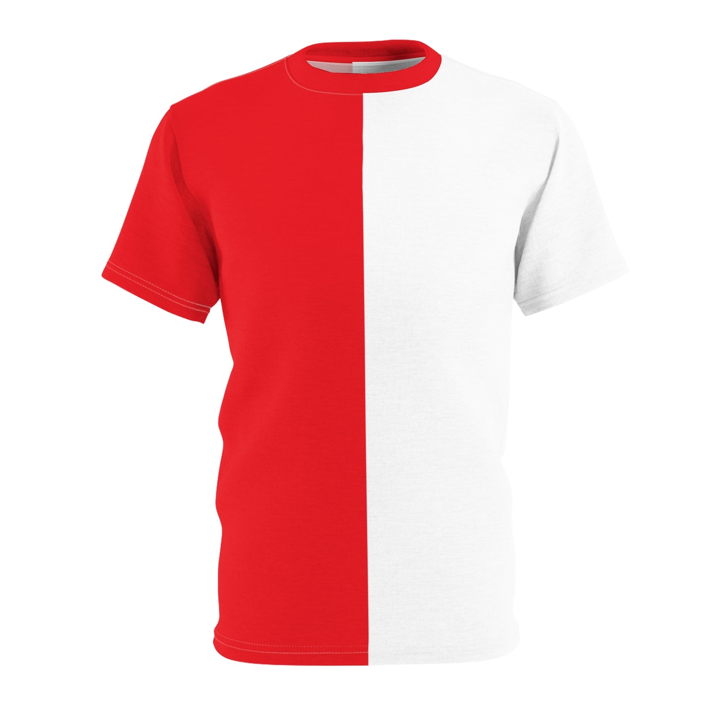 Bold Color Block Unisex Tee, Statement Shirt, Casual Wear, Gift for Him or Her, Summer Fashion, Sports Team Apparel