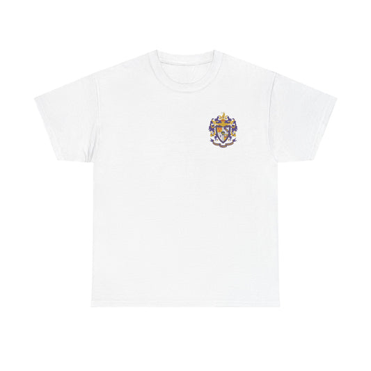 Sigma Alpha Epsilon Unisex Heavy Cotton Tee  Elegant Crest Design