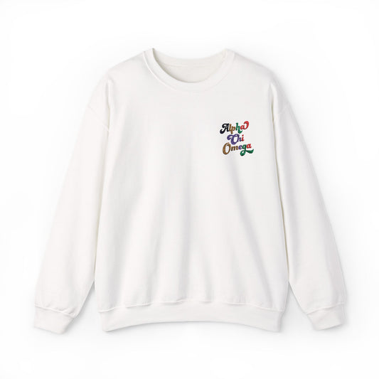 Alpha Chi Omega  Unisex Crewneck Sweatshirt - Casual Everyday Style