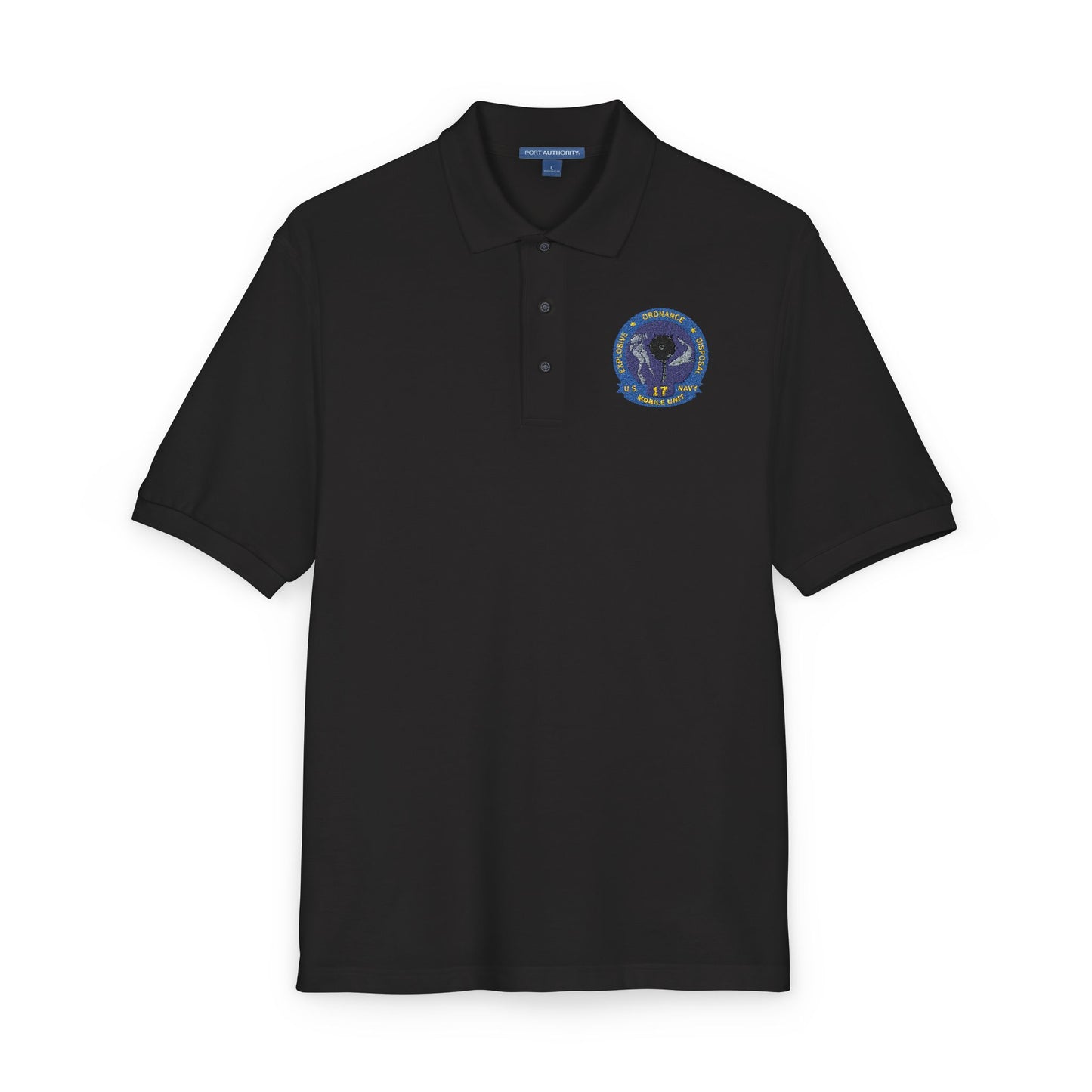 EOD Embroidered Unisex Polo Shirt, Casual Wear,  Everyday Style