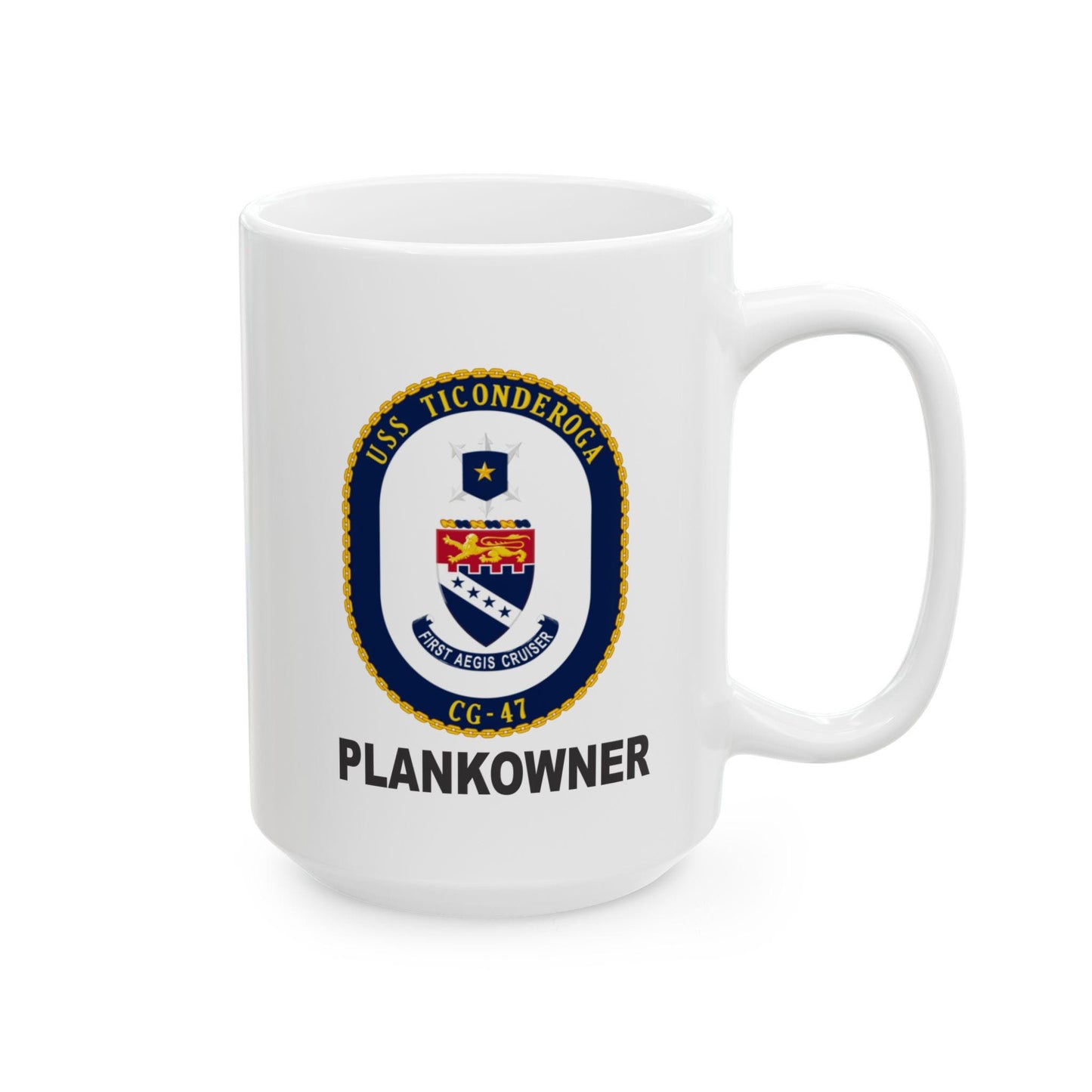 Navy Ship Ceramic Mug - Planner Lover Coffee Cup (11oz, 15oz)
