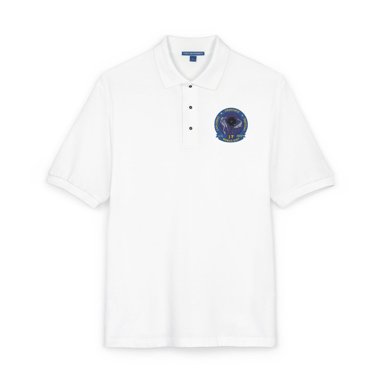 EOD Embroidered Unisex Polo Shirt, Casual Wear,  Everyday Style