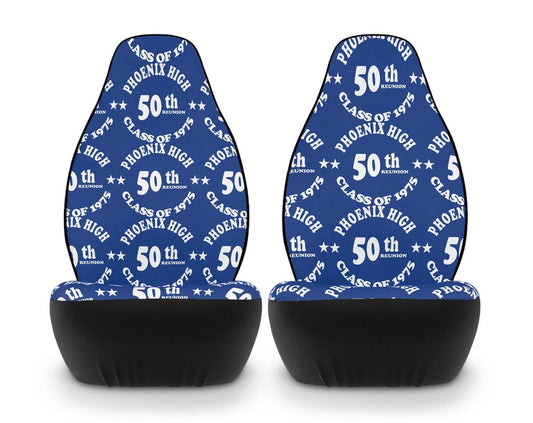 50th Class Reunion Car Seat Covers